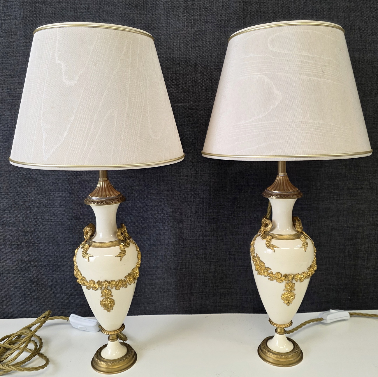 A pair of French Louis XVI Cassolette Urns